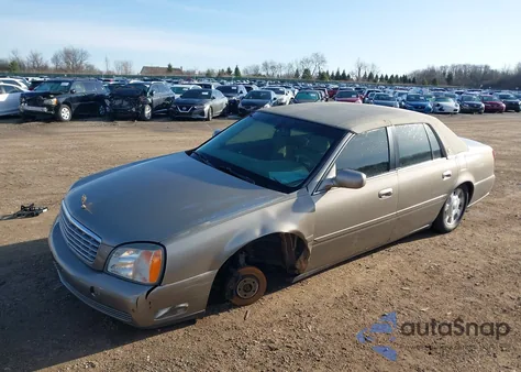 2002 Cadillac Deville Standard из США, поврежденный, VIN 1G6KD54Y52U283522